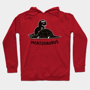 Meatosaurus B&W Hoodie